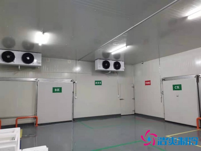 浩爽制冷中电四上海4455m³生物医药冷库设计安装工程案例