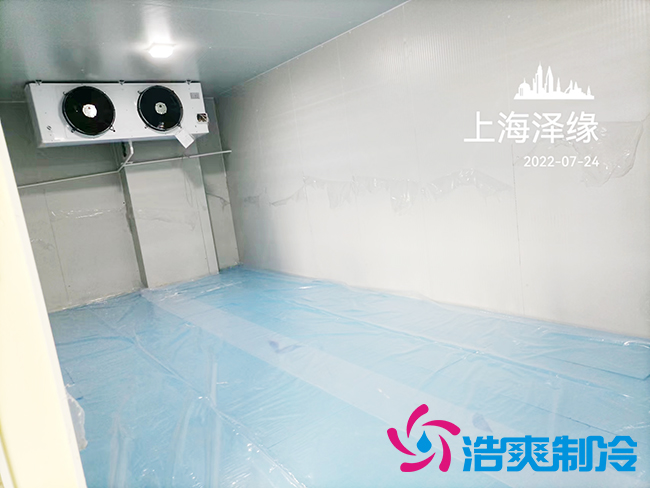 上海泽缘贸易240立方米食品冷藏库冷冻库安装建造工程